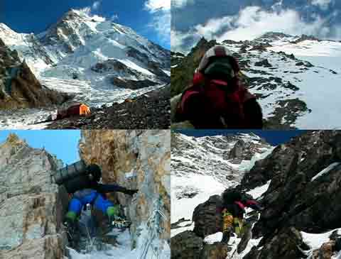 
K2 From Base Camp, Murph View From Camp 1 Towards Camp 2, Houses Chimney, Climbing Towards Camp 3 - Murph Goes to K2 DVD
